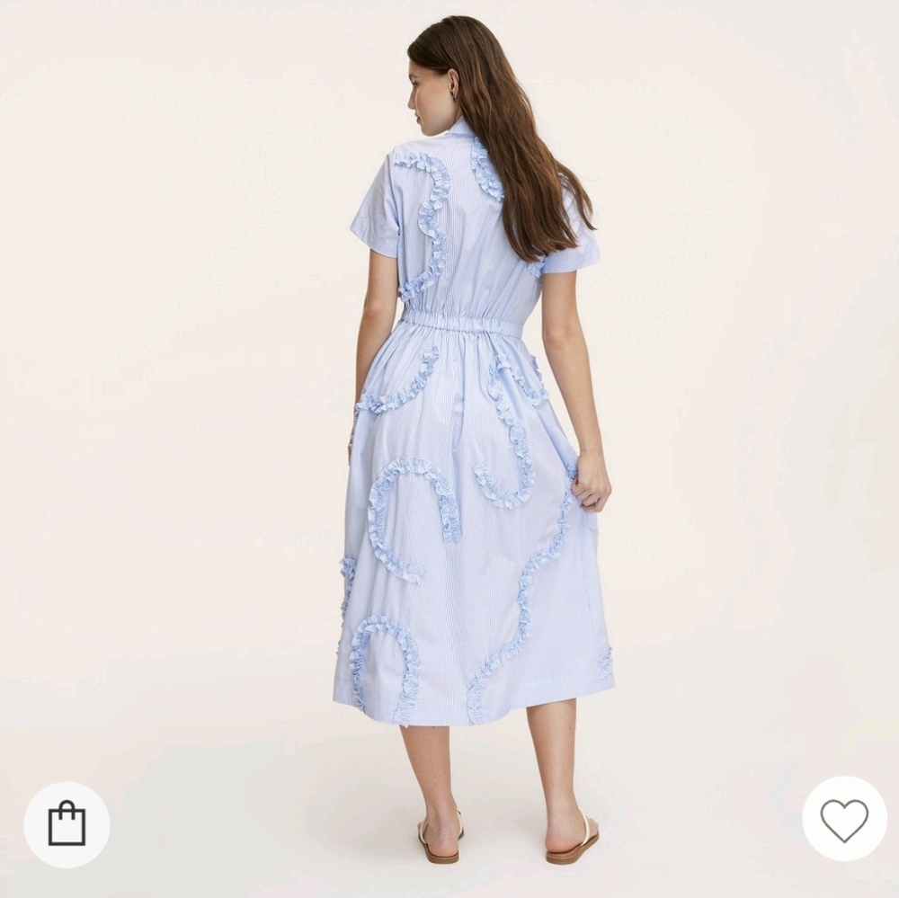 Kate Spade x Target Ribbon Short Sleeve Midi ShirtDress - Picture 2 of 7